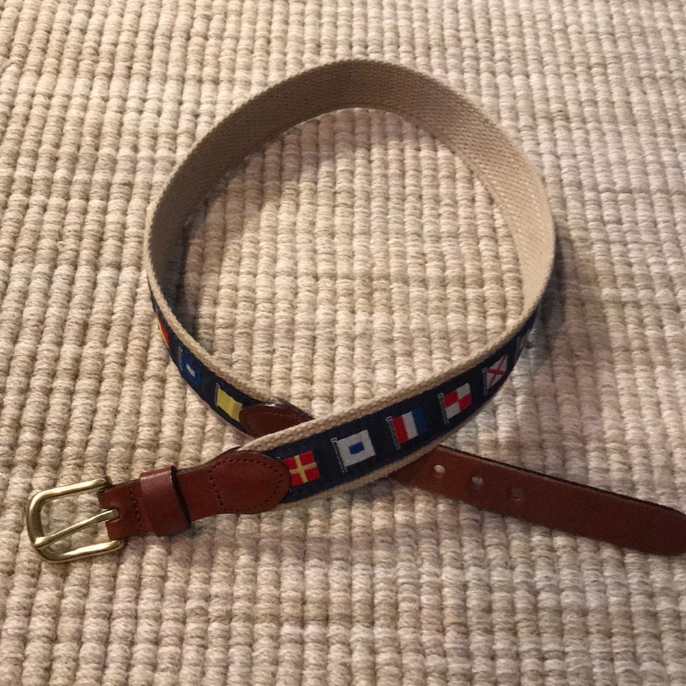 Flag belt-24” long not counting buckle and leather